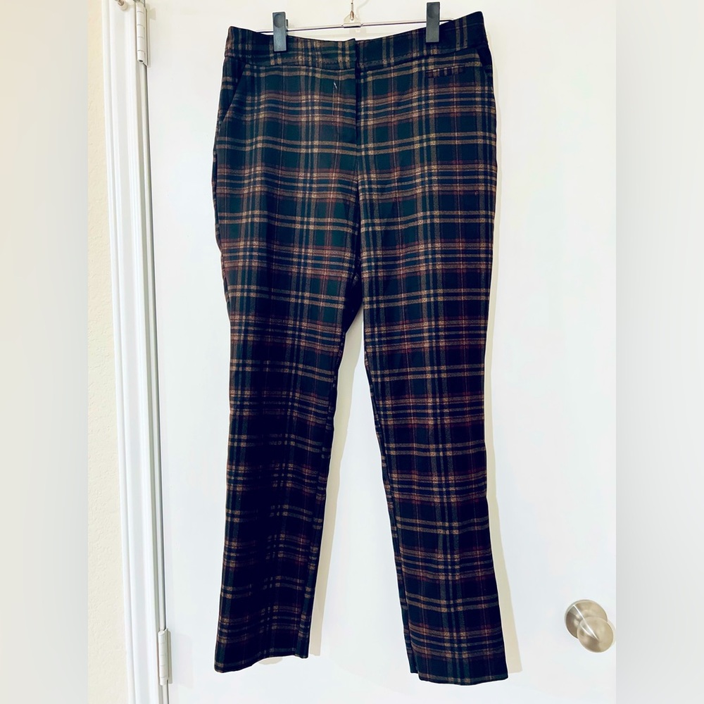 Plaid Business Pants